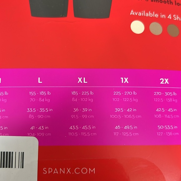 SPANX Power Short | XL Very Black | 6 in inseam - Picture 4 of 7